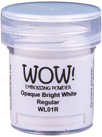 WOW! Embossing Powder "Opaque Whites - Bright White - Regular" WL01R
