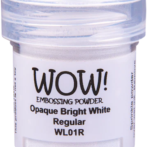 WOW! Embossing Powder "Opaque Whites - Bright White - Regular" WL01R