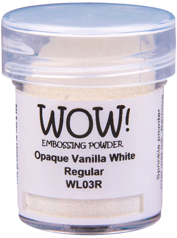 WOW! Embossing Powder "Opaque Whites - Vanilla White - Regular" WL03R