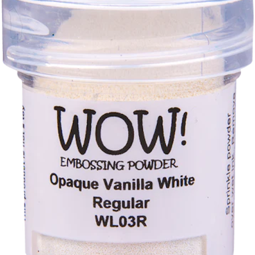 WOW! Embossing Powder "Opaque Whites - Vanilla White - Regular" WL03R