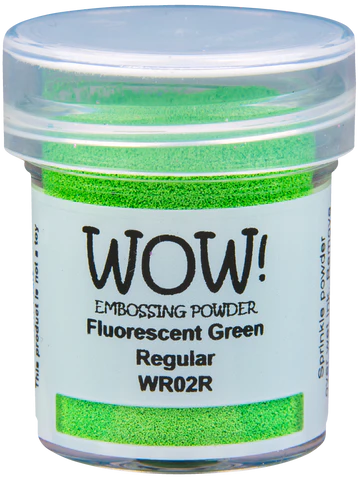 WOW! Embossing Powder "Fluorescent Colours - Green - Regular" WR02R