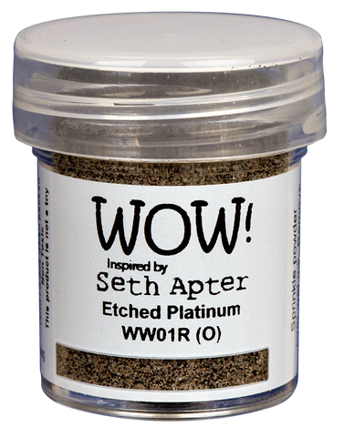 WOW! Embossing Powder "Mixed Media - Etched Platinum - Regular" WW01R