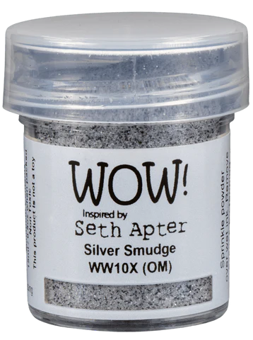 WOW! Embossing Powder "Mixed Media - Silver Smudge" WW10X
