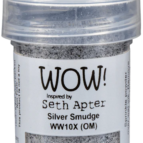 WOW! Embossing Powder "Mixed Media - Silver Smudge" WW10X