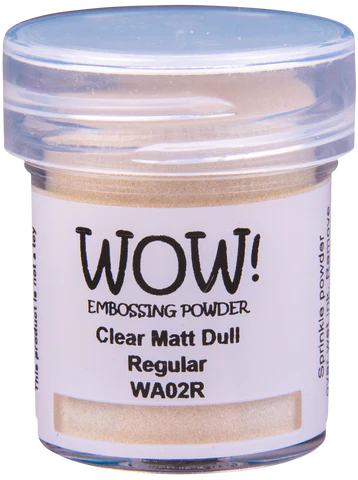 WOW! Embossing Powder "Clears - Clear Matt Dull - Regular" WA02R