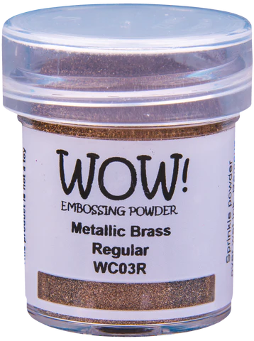 WOW! Embossing Powder "Metallics - Brass - Regular" WC03R