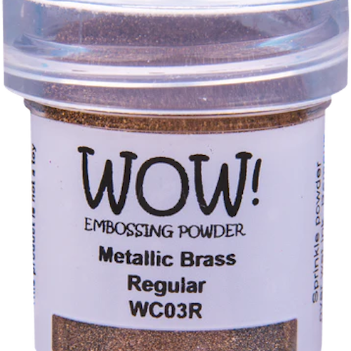 WOW! Embossing Powder "Metallics - Brass - Regular" WC03R