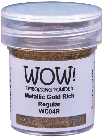 WOW! Embossing Powder "Metallics - Gold Rich - Regular" WC04R