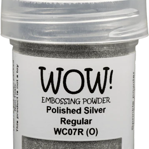 WOW! Embossing Powder "Metallics - Polished Silver - Regular" WC07R
