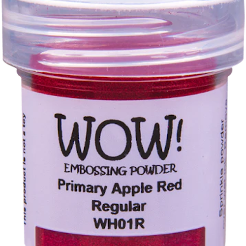 WOW! Embossing Powder "Primaries - Primary Apple Red - Regular" WH01R