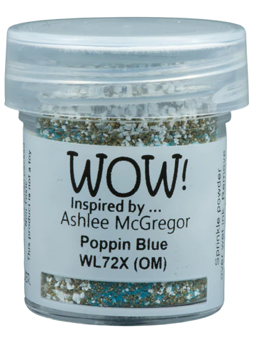 WOW! Embossing Powder "Colour Blends - Poppin Blue" WL72X