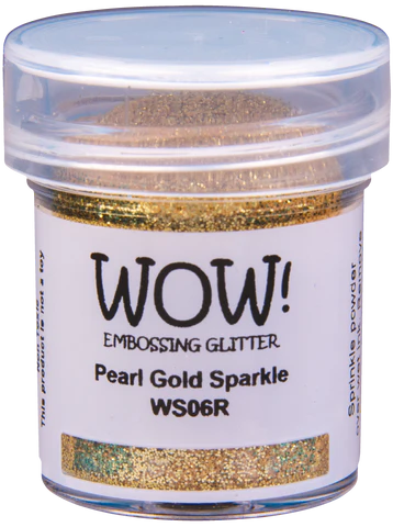 WOW! Embossing Powder "Embossing Glitters - Pearl Gold Sparkle - Regular" WS06R