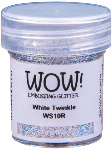 WOW! Embossing Powder "Embossing Glitters - White Twinkle - Regular" WS10R