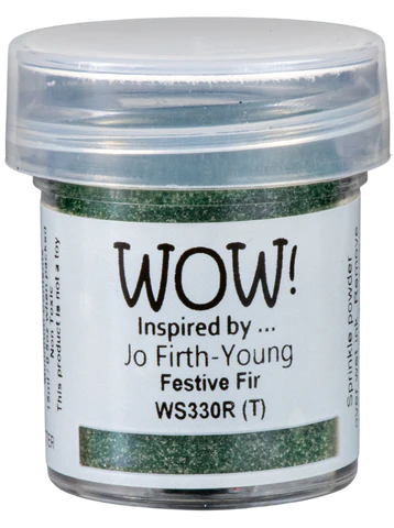 WOW! Embossing Powder "Embossing Glitters - Festive Fir - Regular" WS330R