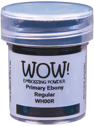 WOW! Embossing Powder "Primaries - Primary Ebony - Regular" WH00R