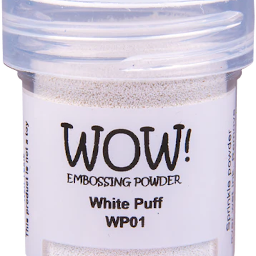 WOW! Embossing Powder "Puff Colours - White Puff" WP01