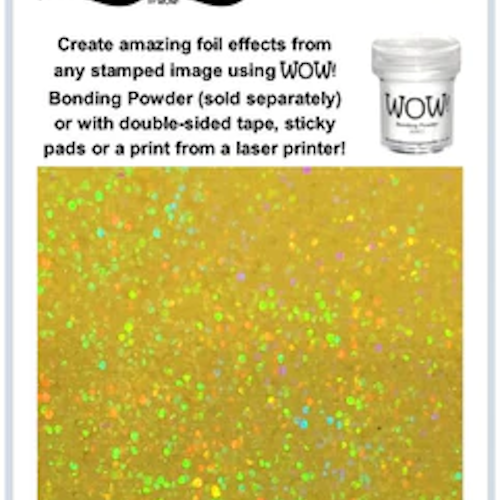 WOW! Fab Foil "Glitter Gold" W216-GG15