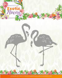 Jeanines Art Dies - Flamingos" JAD10131