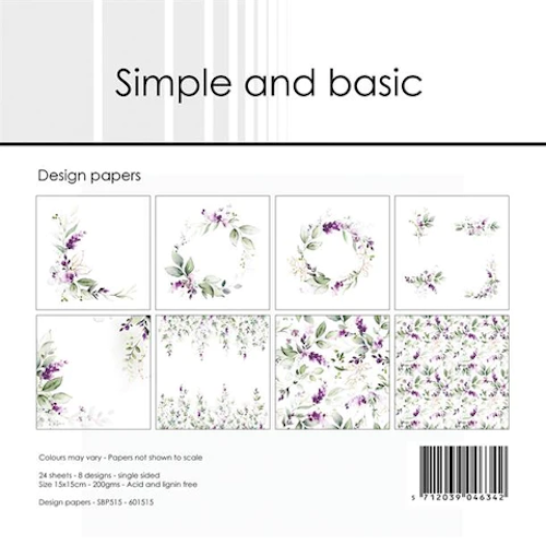 Simple and Basic Design Papers "Lavender Spirit" SBP515