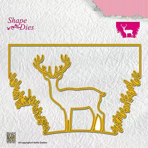 Nellie snellen dies - Christmas window scene-3 SD136