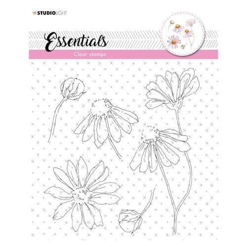 Studio Light clear stamps - flowers SL463