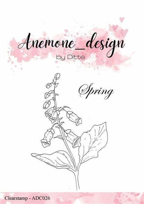 Anemone Stamp - Flowers Spring ADC026
