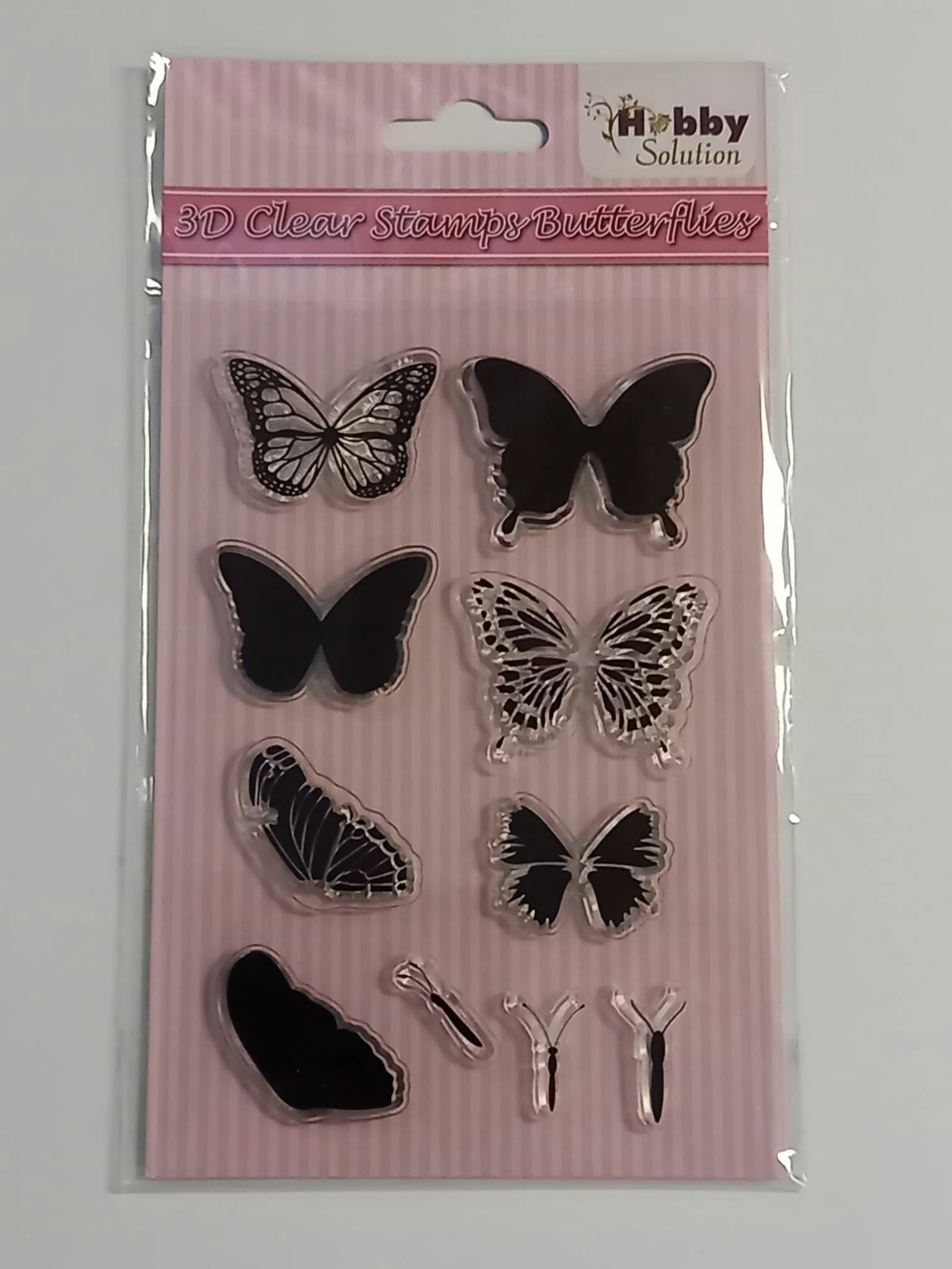 Hobby Solution clear stamp Layererd - butterfly