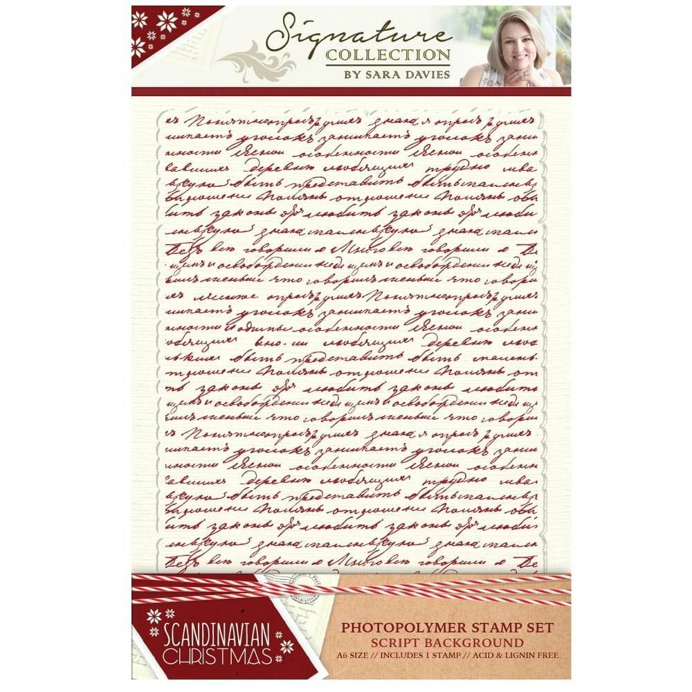 crafters companion clear stamp - script background