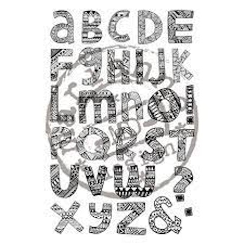 Marianne Design clearstamps - doodle alphabet