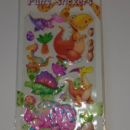 Stickers -  puffy Dinosaurs