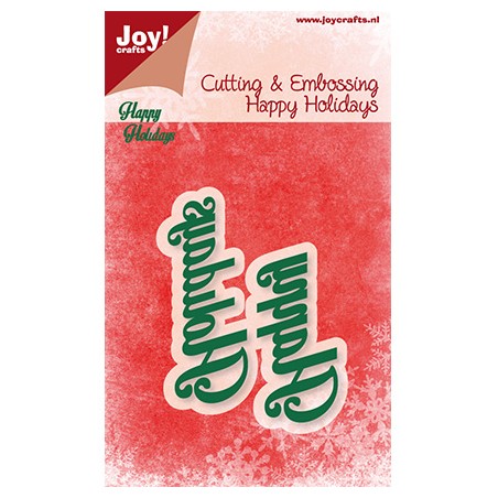 Joy! crafts Die - happy holiday 6002/2028