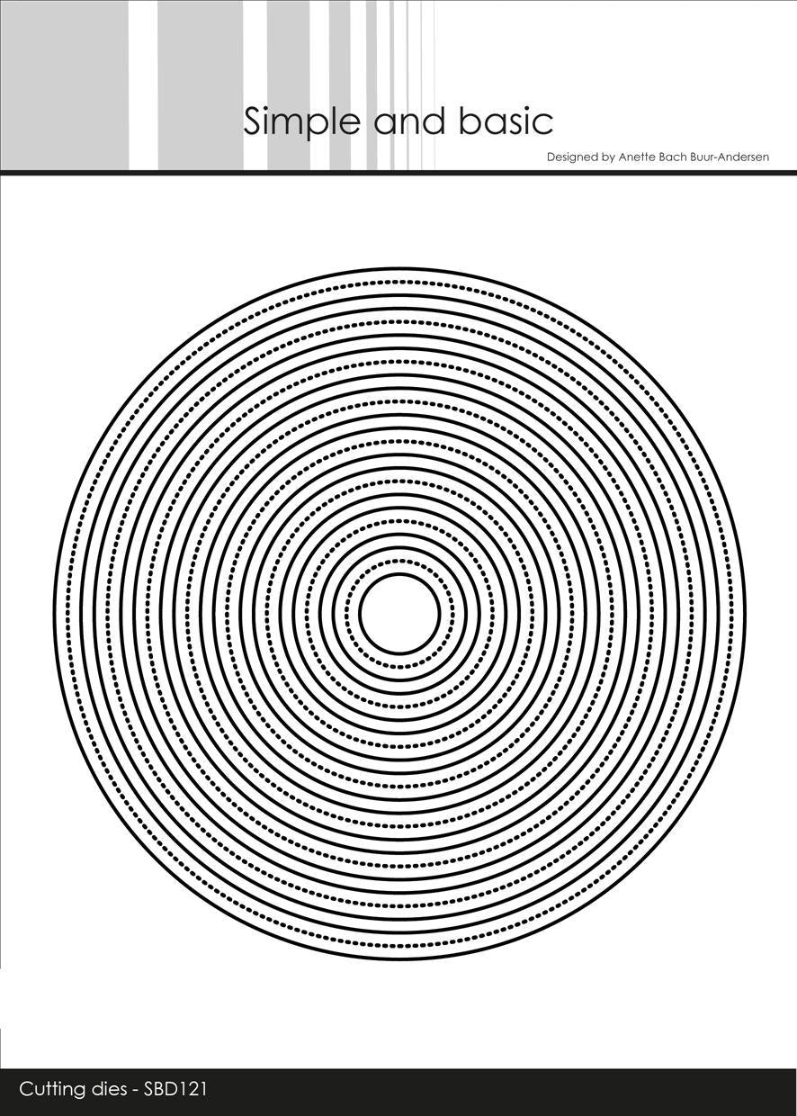 Simple and Basic Dies - Pierced Round Frame SBD121