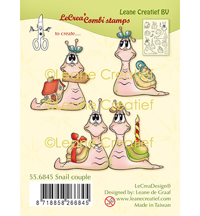 LEANE CLEARSTAMP “Snail Couple” 55.6845