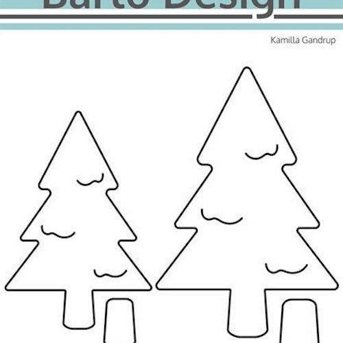 Barto design dies - Christmas tree with stump