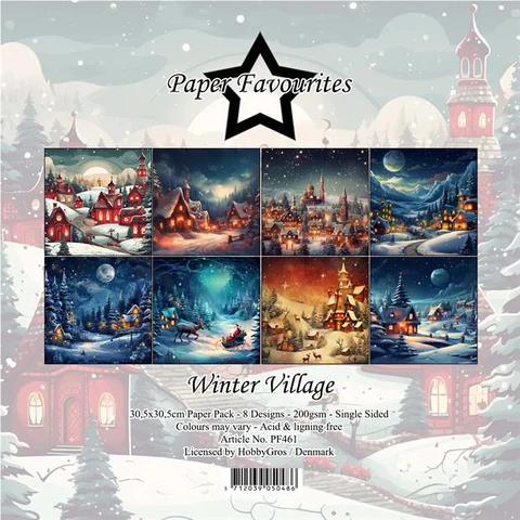 Paper Favourites pack 12x12 - Winter Village