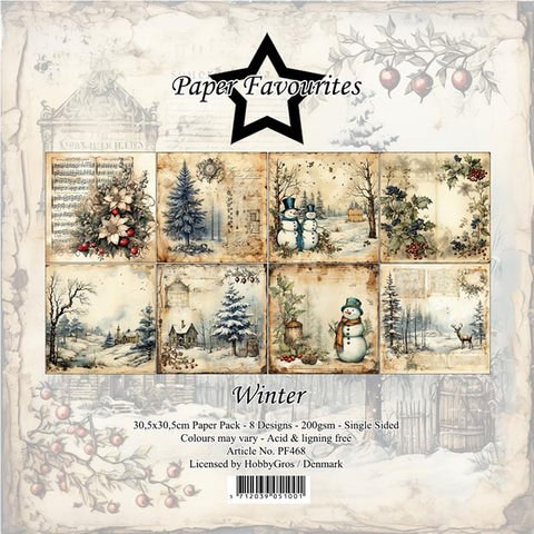 Paper Favourites pack 12x12 - Winter