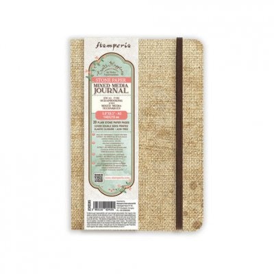 Stamperia Mixed media journal A5 - 20 plain stone paper pages