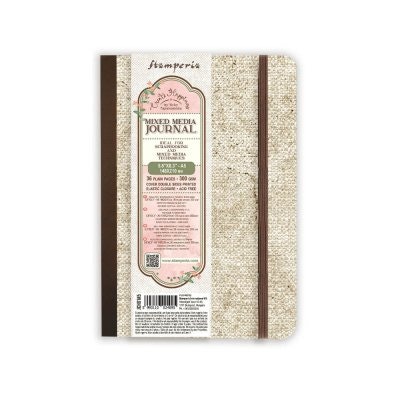 Stamperia Mixed media journal A5 - 36 plain pages 300 gsm