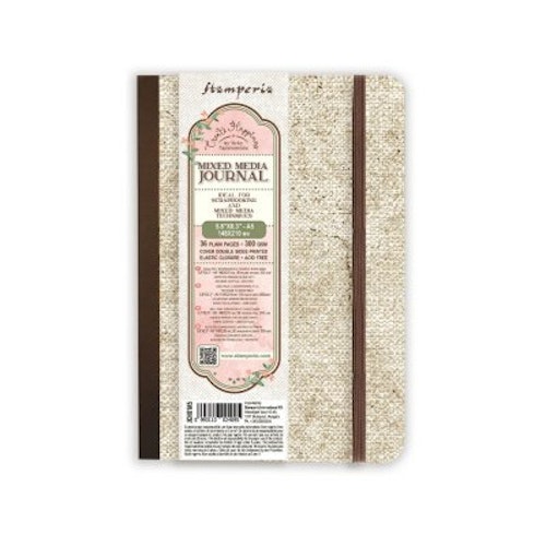 Stamperia Mixed media journal A5 - 36 plain pages 300 gsm