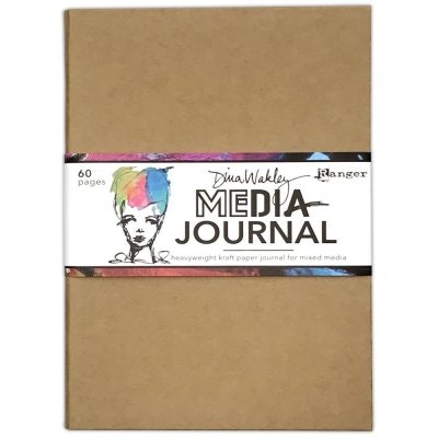 Dina Wakley Kraft Media Journal ca 7,75x10,25 tum
