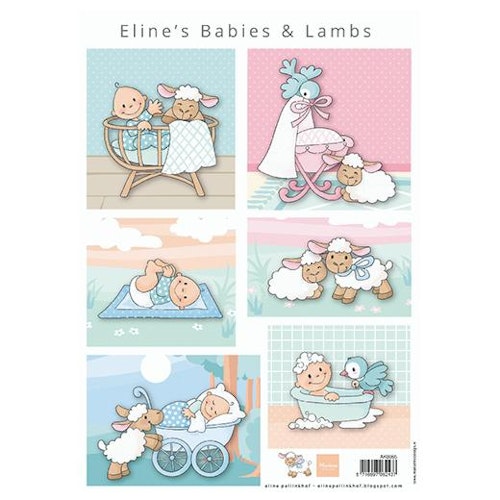 Marianne design Klippark - Baby & Sheep - AK0085