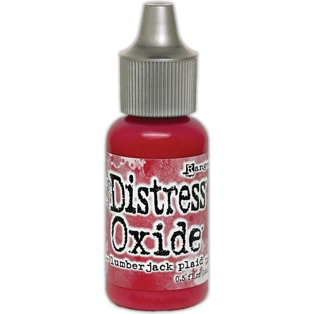 Distress oxide refill, lumberjack plaid