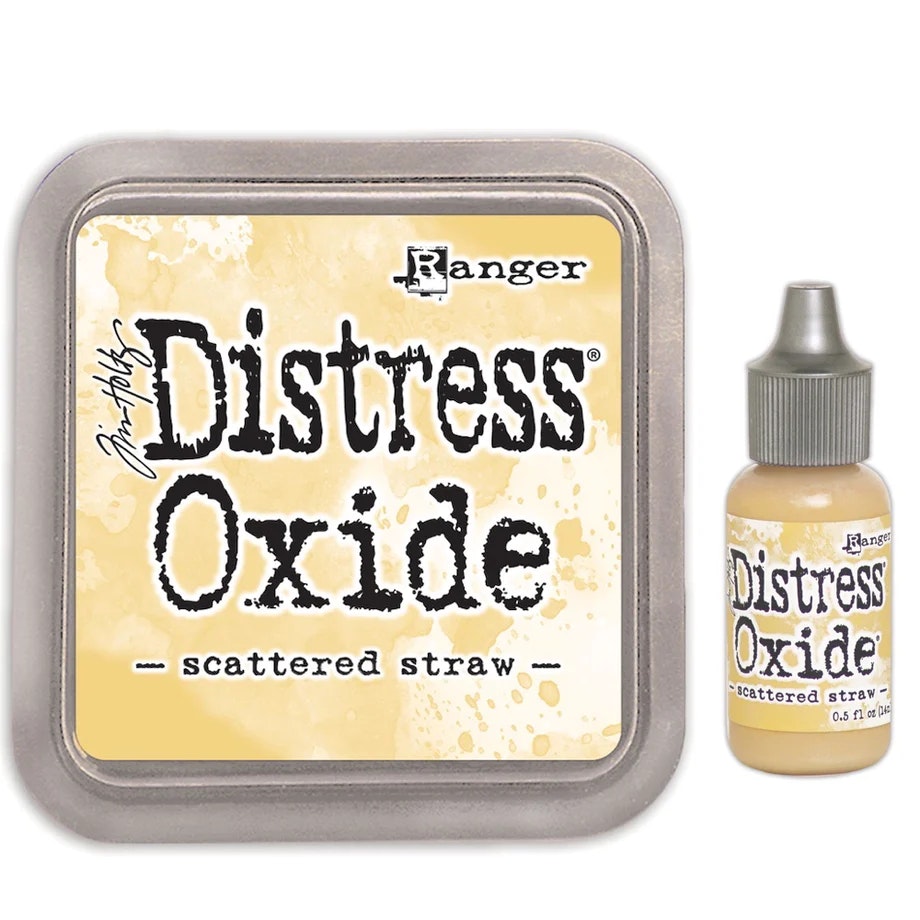 Distress oxide refill, Scattered straw
