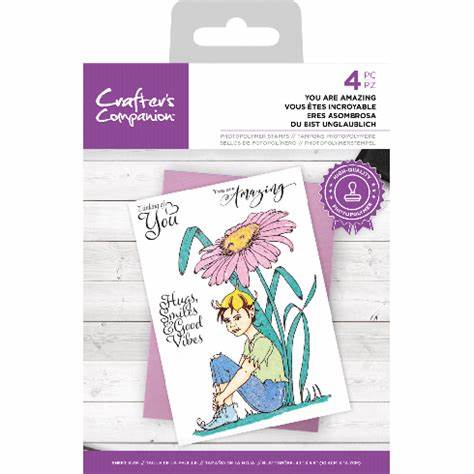 Crafters companion Stamps - You Are Amazing