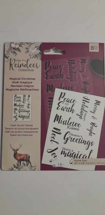 Crafters companion Stamps - Magical Christmas