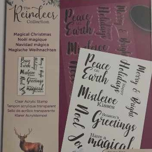 Crafters companion Stamps - Magical Christmas