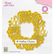 Nellie Snellen die - easter wreath sd188