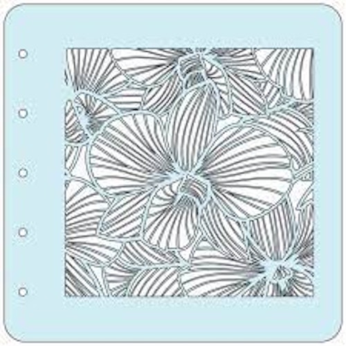 Nellie Snellen Stencil - Flower 3 colst014