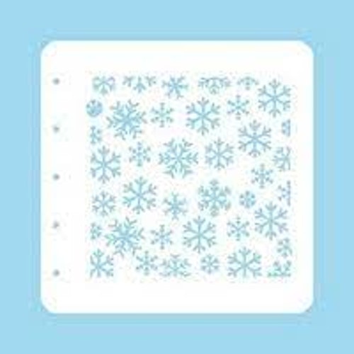 Nellie Snellen Stencil - Snowflakes