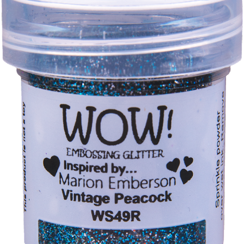 WOW! Embossing Glitter "Vintage Peacook" WS49R